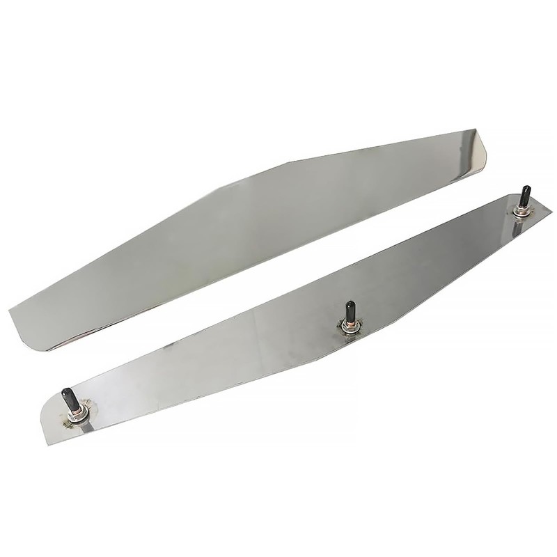 Pair 24"x 4" Mud Flap Weights for Universal Semi Trucks