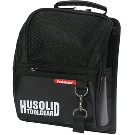 Penguin Ace HT-005 Hugh Solid Tool Gear Waist Bag with Lid L Black