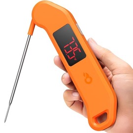 Termómetro digital profesional para carne, lectura instantánea de 1 segundo, precisión de ± 0.5 ℉, termómetro de alimentos certificado NIST y NSF, pan