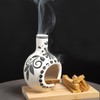 MOUGIGI Handcrafted Palo Santo Holder Ceramic Incense Burner - Compact