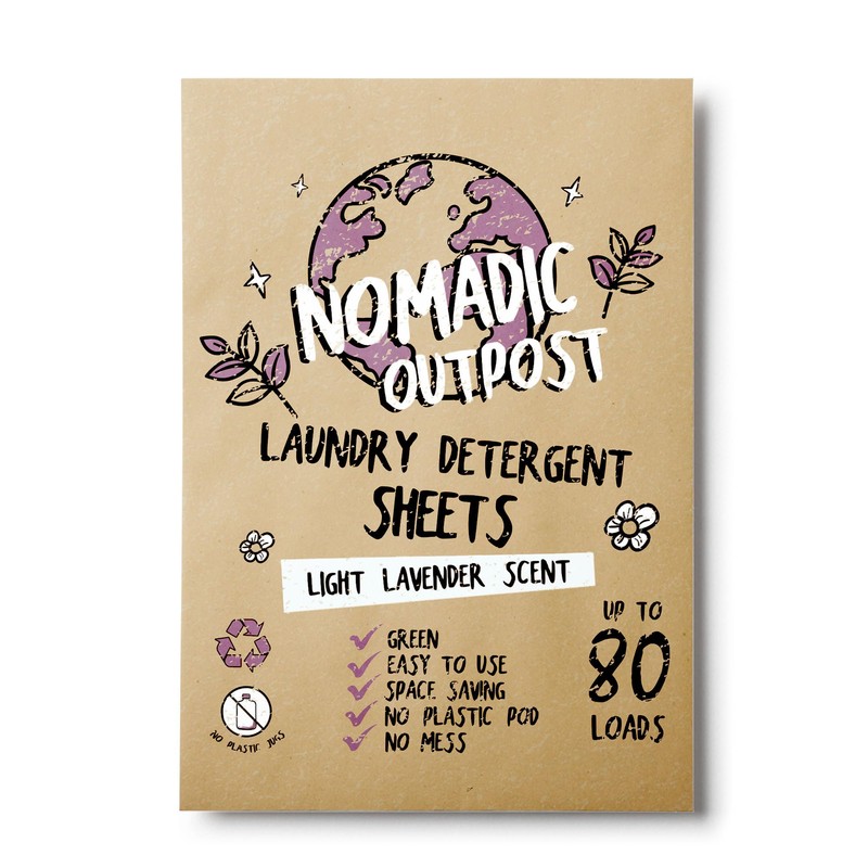 Eco-Friendly Laundry Detergent Sheets - Efficient, Clean, and Fresh Scented,