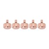5pcs Professional Watch Crown Steel Wrist Watch Parts Watchmaker Repairing