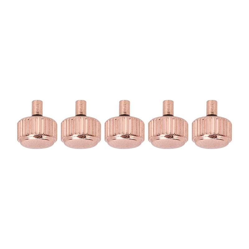 5pcs Professional Watch Crown Steel Wrist Watch Parts Watchmaker Repairing