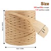 9 Roll 218 Yards Raffia Ribbon, Versatile Raffia Yarn for