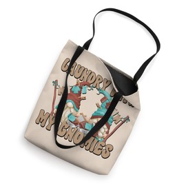 Cute Gnome Graphic For Mom And Dad Laundry With My Gnomies Tote Bag