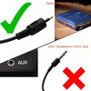 kenable Black Audio Cable TOSlink Plug to MINI-TOSLink OPTICAL 3.5mm