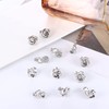 HAIAISO 6 Pairs Gold Clip On Earrings Cubic Zirconia Pearl