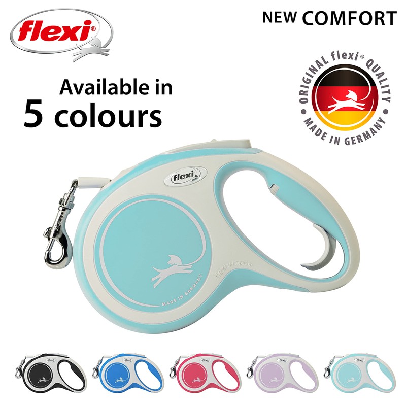 Flexi New Comfort Tape Grey & Light Blue Medium 5m