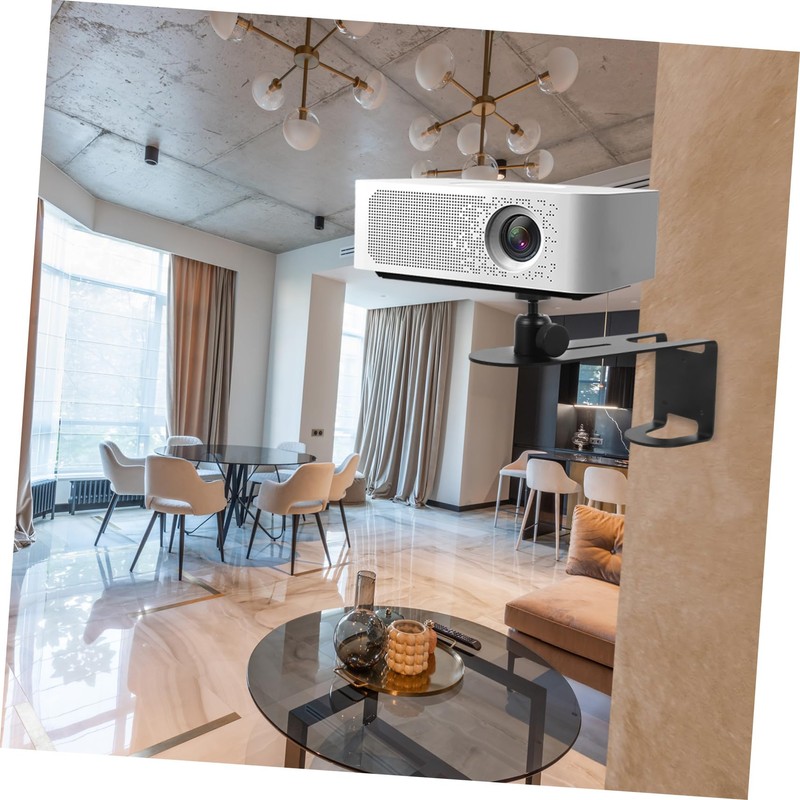 KOMBIUDA Adjustable Projector Stand Bracket Rotatable Wall Mount for Projectors