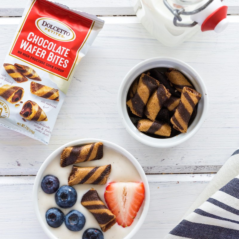 Dolcetto Petites Wafer Bites, Chocolate Flavor, 0.7 Oz Snack Bags