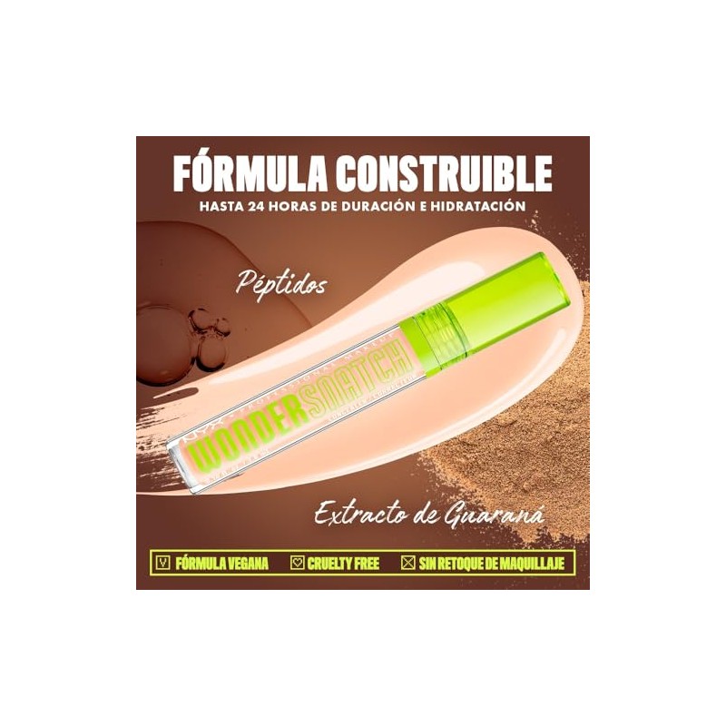 NYX Professional Makeup, Wonder Snatch, Corrector líquido para rostro, 24h