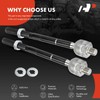 A-Premium 2 x Front Inner Tie Rod Ends, Compatible with
