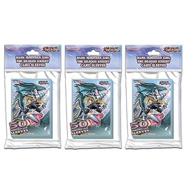 Yu-Gi-Oh! TRADING CARD GAME Dark Magician Girl The Dragon Knight Card Sleeves Set of 3 - German Edition