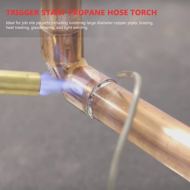 Propane Torch Hand Hose, Mapp Gas Torch,Welding Torch,Hose Length 1.5M/60"-with