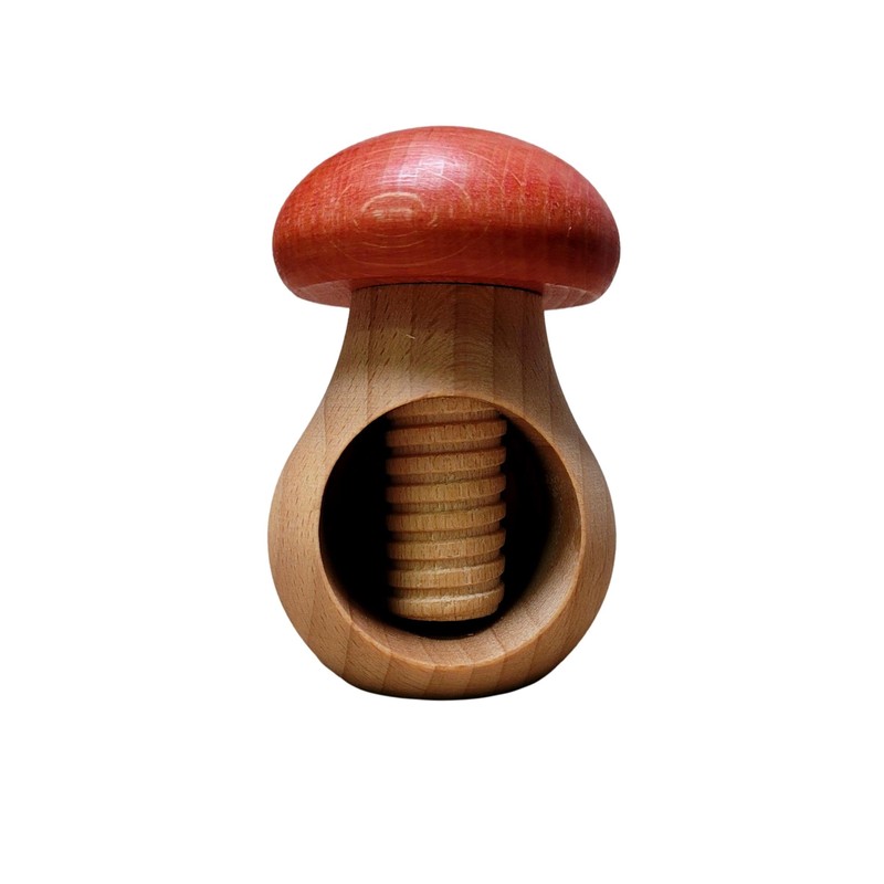 Wooden World 2 x Nutcracker made from natural beech wood