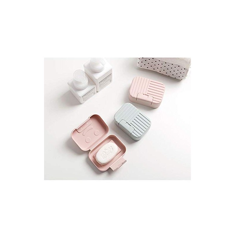 2-Pack Soap Dish Travel Soap Box Soap Container Perfect for