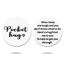 Pocket Hug Token Get Well Soon Gifts for Men Women Inspirational Birthday Gifts for Kids Daugher Son Best Friends Long Distance Relationship Gifts for Him Her Encouragement Pocket Hug Keychain Gift
