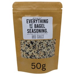 No Salt Everything But The Bagel Seasoning Mix, 50g, New York Style, Season Meats, Eggs and More Mixed Spices