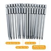 16pcs 1/4" Hex Shank 100mm/4 Inch Long Screwdriver Bit Sets,