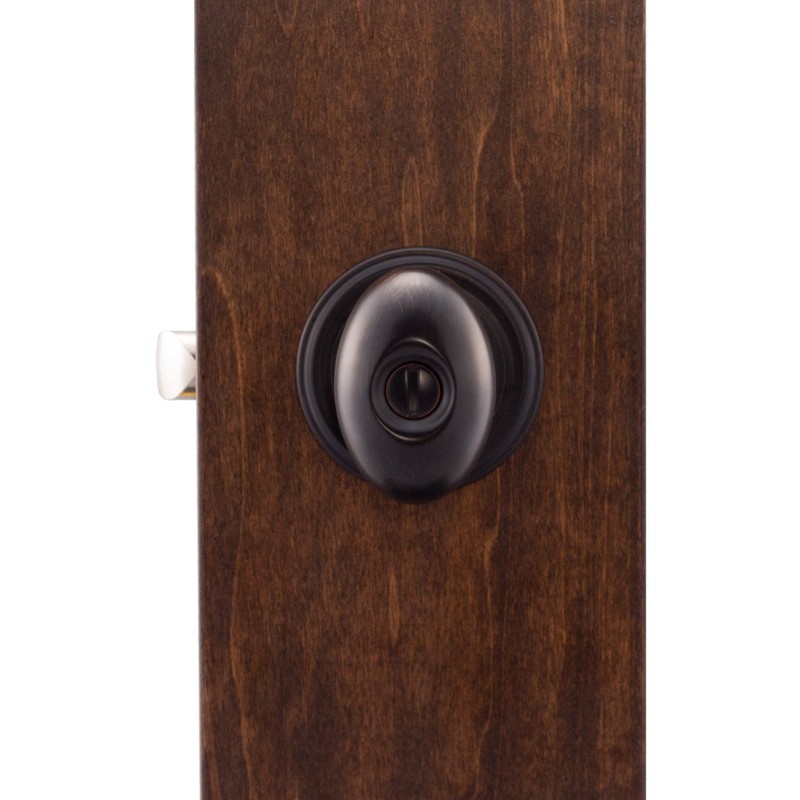 Copper Creek EK2030TB Egg Door Knob, Privacy Function, 1 Pack,