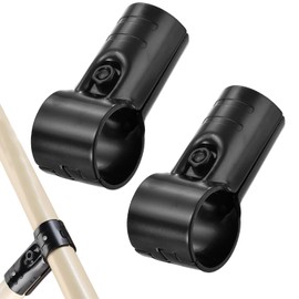 JooBsoso Erector Pipe Joint (Pack of 2) Erector Pipe Attachment Single Pipe Joint Metal Rack Parts Metal Joint Assembly Pipe Rack T Shape 3 Way Joint 1.1 in (28 mm)