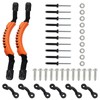 Kyuionty 2 Pcs Kayak Handles Kit with Plastic Buckle, Universal