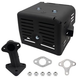 YGQ GX390 Muffler Silencer Exhaust Kit for Honda GX340 GX 390 11HP 13HP 16HP 389CC Harbor Freight Predator 420 Engine Pressure Washer with Manifold Pipe Exhaust Gasket