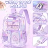Fimibuke Clear Backpack for Girls, Heavy Duty PVC Transparent Kids