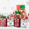 GITMIWS 12 Pack Medium Christmas Paper Gift Bags with Tissue