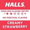 HALLS Throat Soothing (Previously HALLS Breezers) Creamy Strawberry Throat Drops,