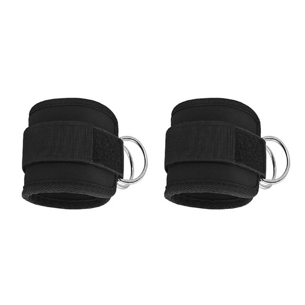 Ankle Straps (Pair) for Cable Machine Kickbacks Resistance Bands Glute