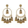 Indian Earrings Women Boho Ball Chandelier Tassel Statement Dangle Earrings