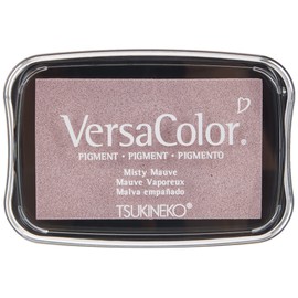 Rayher Hobby 29017260 Tsukineko Versa Color Pigment-Stempelkissen, misty mauve, 9,6 x 6,3 x 1,8 cm, Tinte auf Wasserbasis