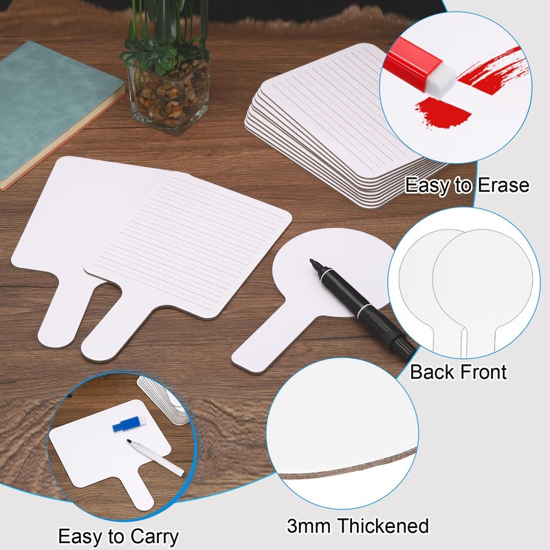 PATIKIL 9 x 5 Inch Dry Erase Boards, Pack of