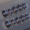Telepop Rainbow Magnet Handmade Nail Tips - Short Oval /