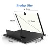 18" Screen Magnifier for Cell Phone,3D HD Magnifying Projector Screen
