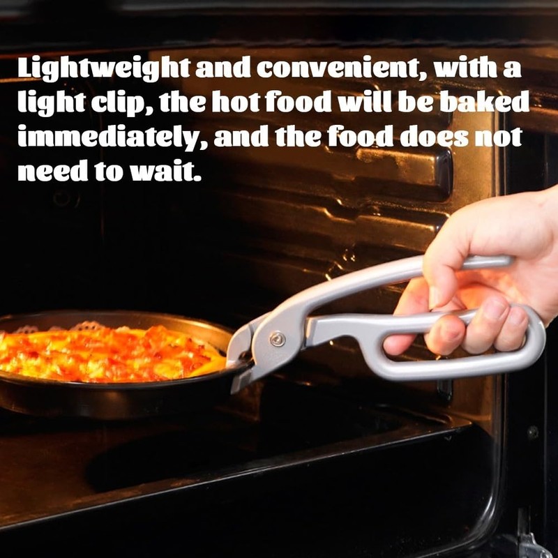 Heavy Duty Pizza Pan Gripper, Pizza Plate Clip, Aluminum Alloy