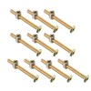 10-Set Furniture Bolt Nuts Hex Bolts Barrel Nuts (M6-40MM)
