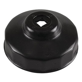 Stens 750-600 Oil Filter Wrench, 76 mm 14 Flute Size, Steel construction for strength, For use with 3/8" drive tool,Black