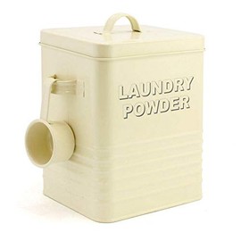 Lesser and Pavey 23 cm Home Sweet Home Laundry Powder Box, Cream