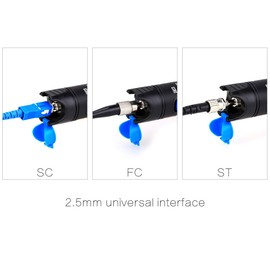 1 KM Pen Type Aluminum Alloy Visual Fault Locator Fiber Optic Cable Tester Meter Universal Connector for CATV Telecommunications Engineering Maintenance