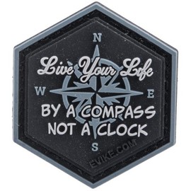 Evike Operator Profile PVC Hex Patch (Model: Compass Not A Clock)