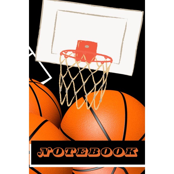 Notebook: Basketball notebook, 6x9", 120 pages, lined