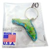 Florida Key Chain Acrylic Souvenir Retro State Map Gift 2