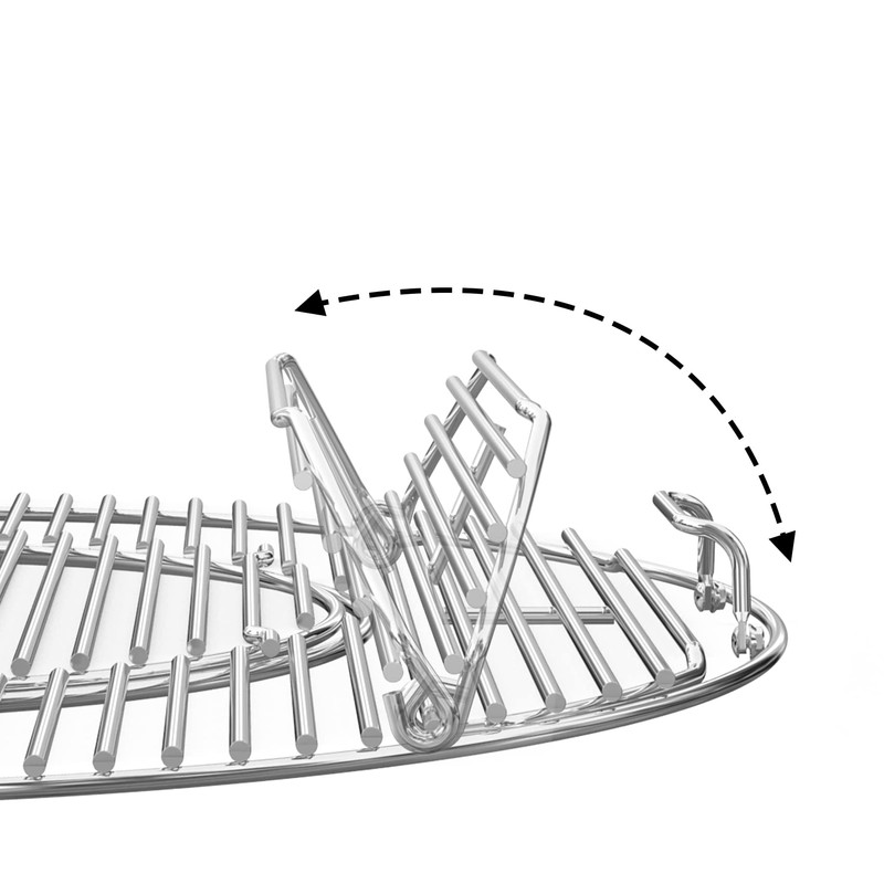 onlyfire Double-Side Hinged Cooking Grate, Gourmet BBQ System Replaced Grilling