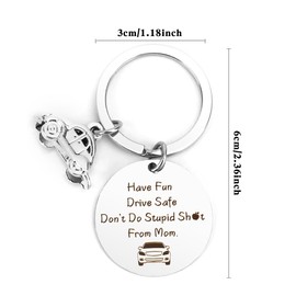 Gifts for Son from Dad Mom Drive Safe Keychain from Mom To Son Gifts for Adult Son Gift Ideas Son Gift Christmas Gift for Grandson Birthday Gift for Son Adult Men Birthday Gift Ideas Mens Gift for Men