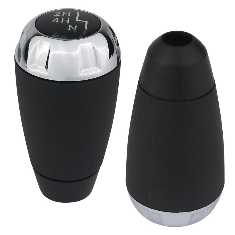 Transfer Case Shift Shifter Knob for Automatic/Manual Transmission Chrome Trim
