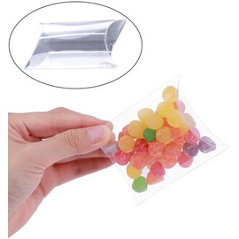 50 Pcs Clear Pillow Favor Gift Boxes Wedding Party Gift Boxes for Wedding Party