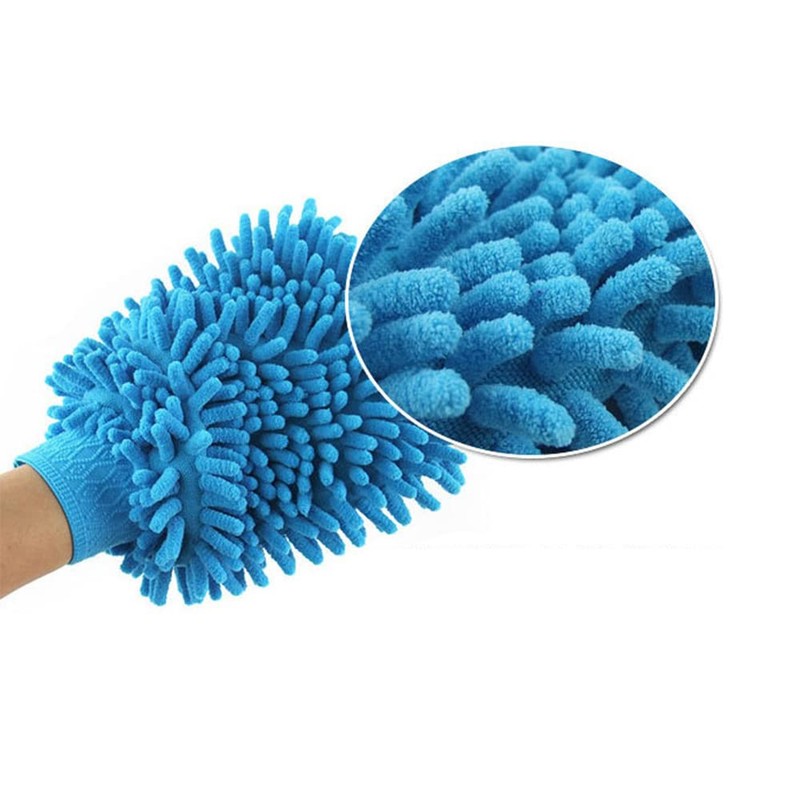 SEIWEI 1 x Microfiber Wash Mitt Microfiber Cleaning Cloth Soft
