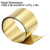TA-VIGOR 1Pcs Brass Sheet Roll, 1000mm x 50mm x 0.1mm